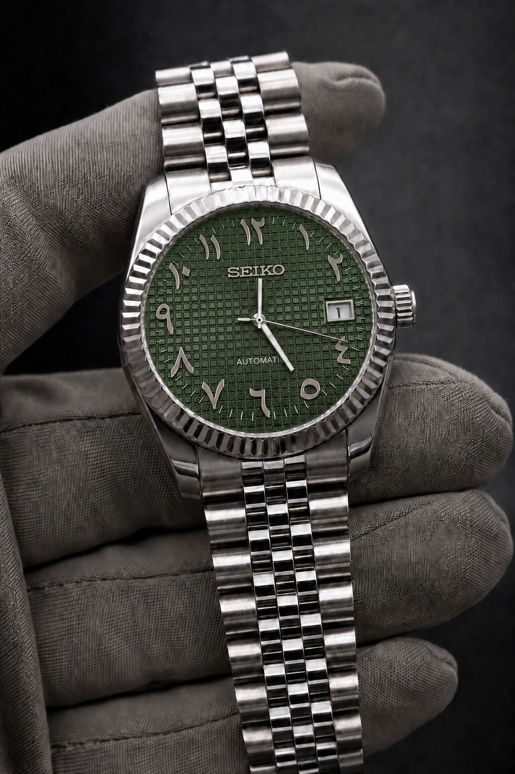 Arabic Dial Waffle Vert