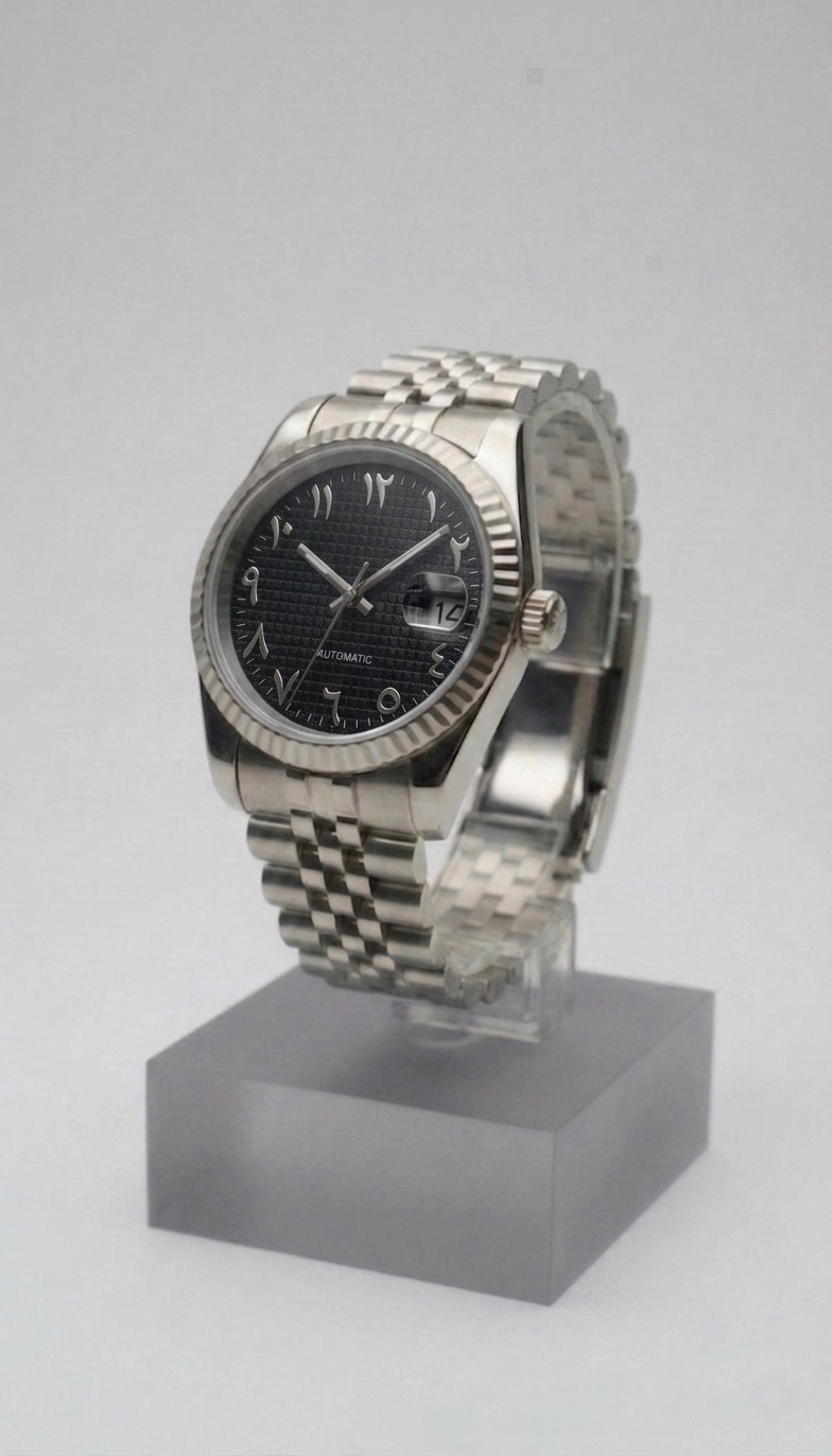 Arabic Dial Waffle Noire