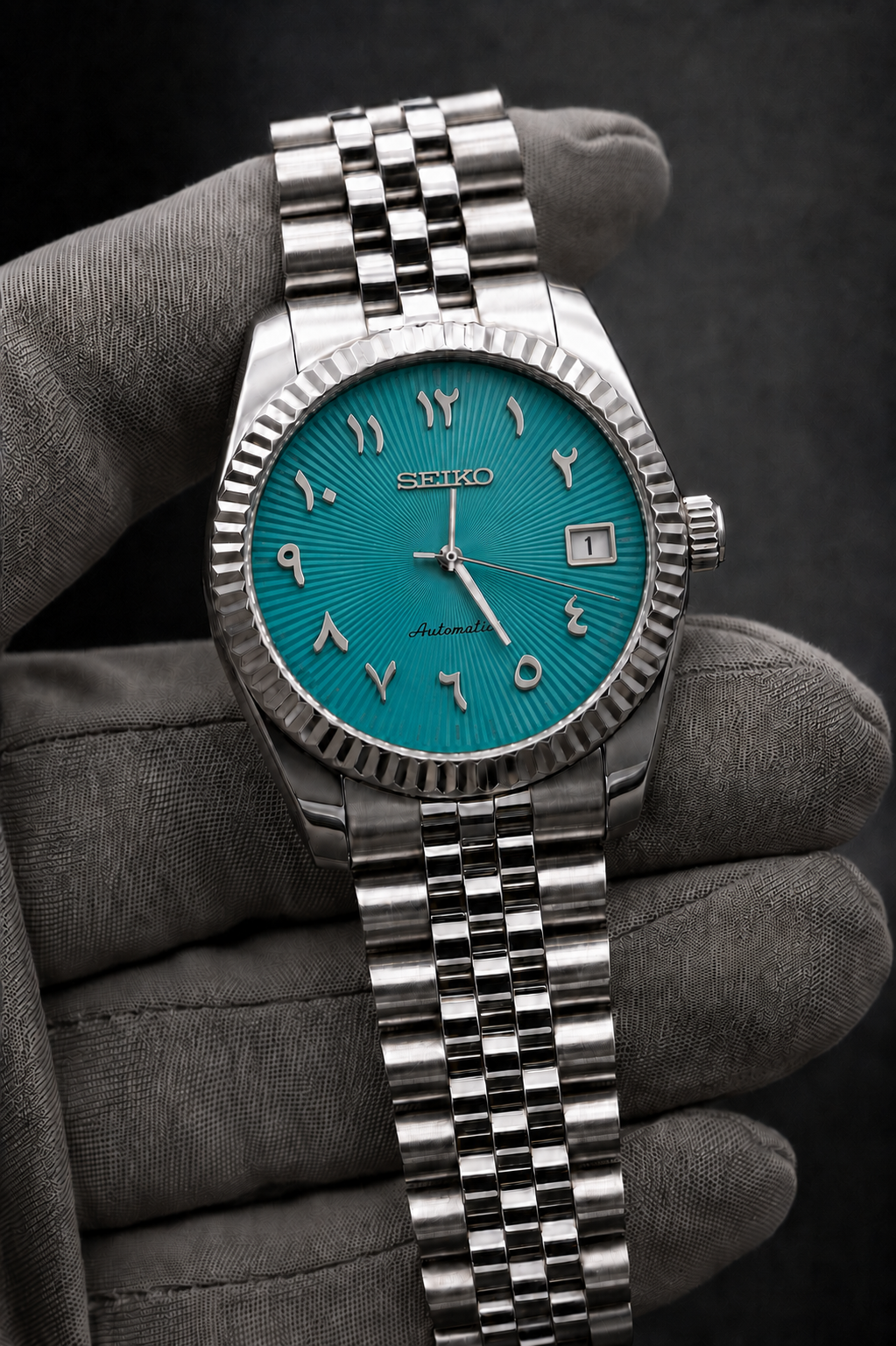 Arabic Dial Ridge Bleu Tiffany