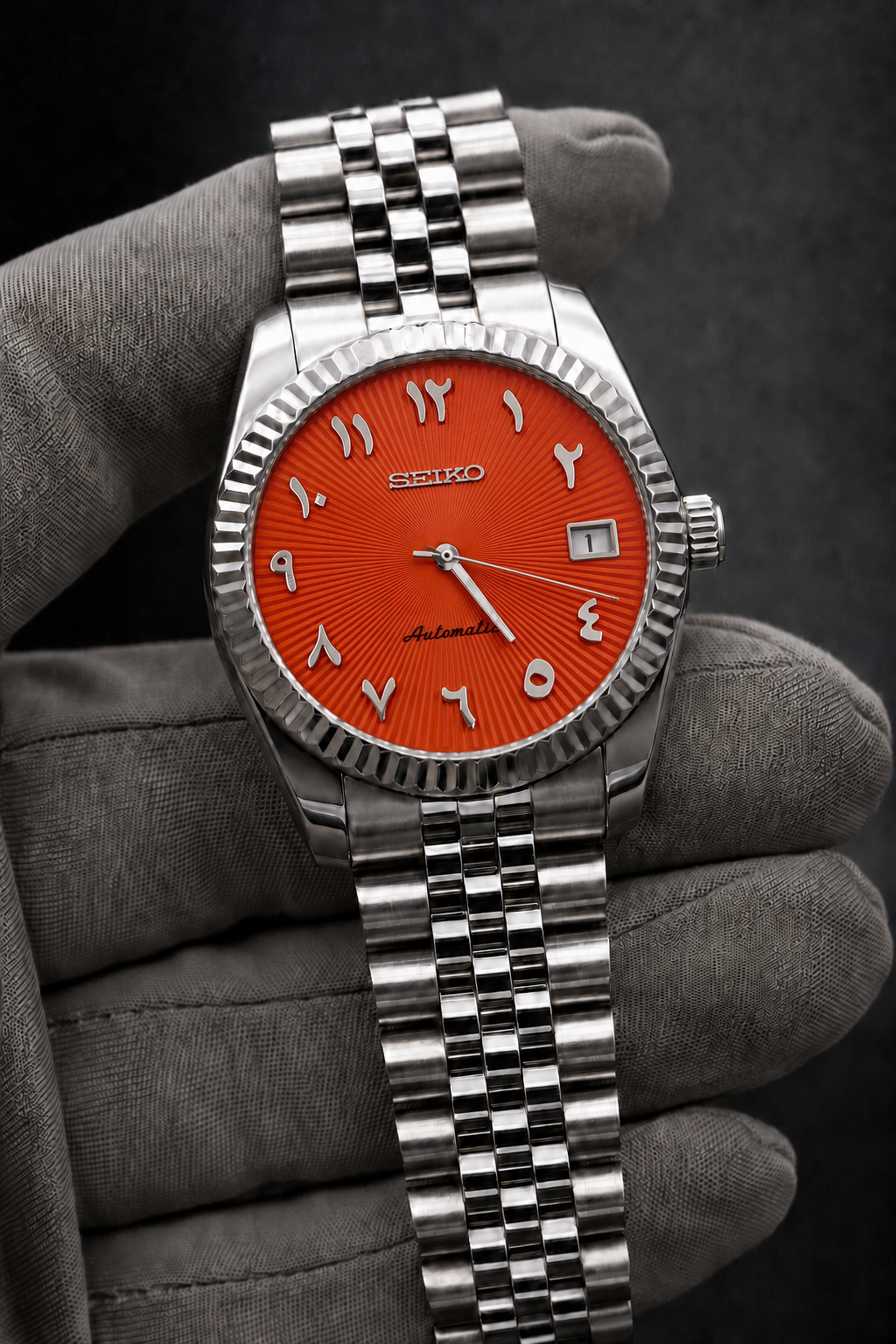 Arabic Dial Ridge Orange
