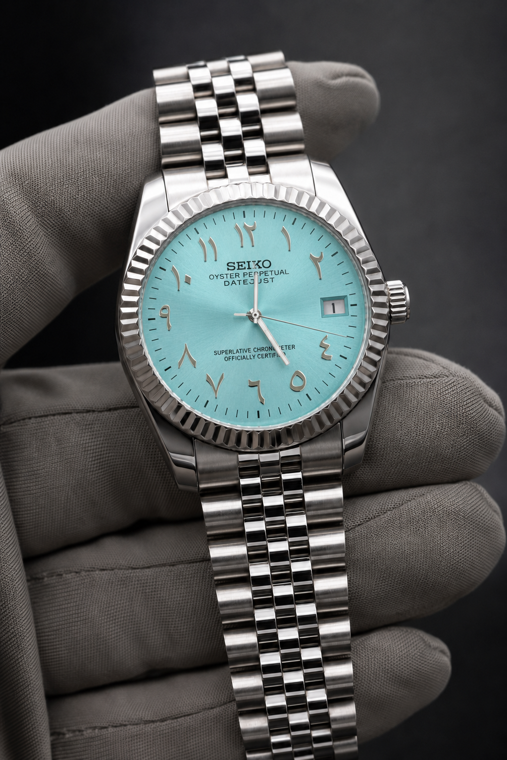 Arabic Dial Bleu Clair
