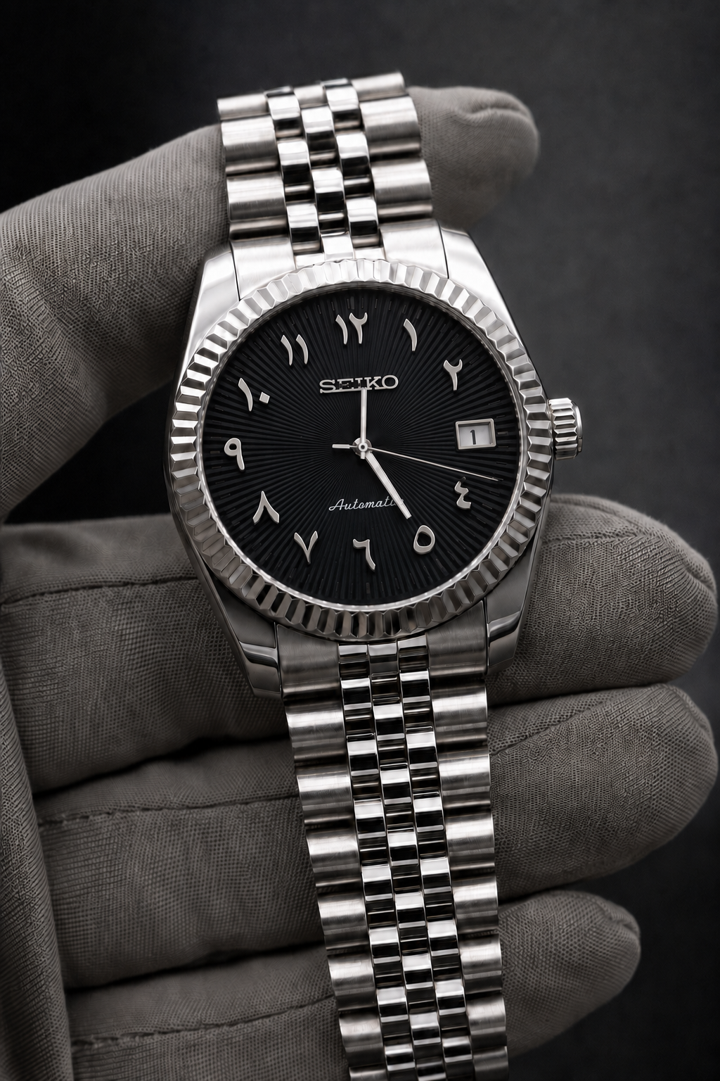 Arabic Dial Ridge Noir