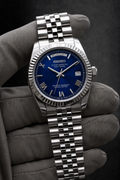 Day-Date Roman Dial Bleu Marine