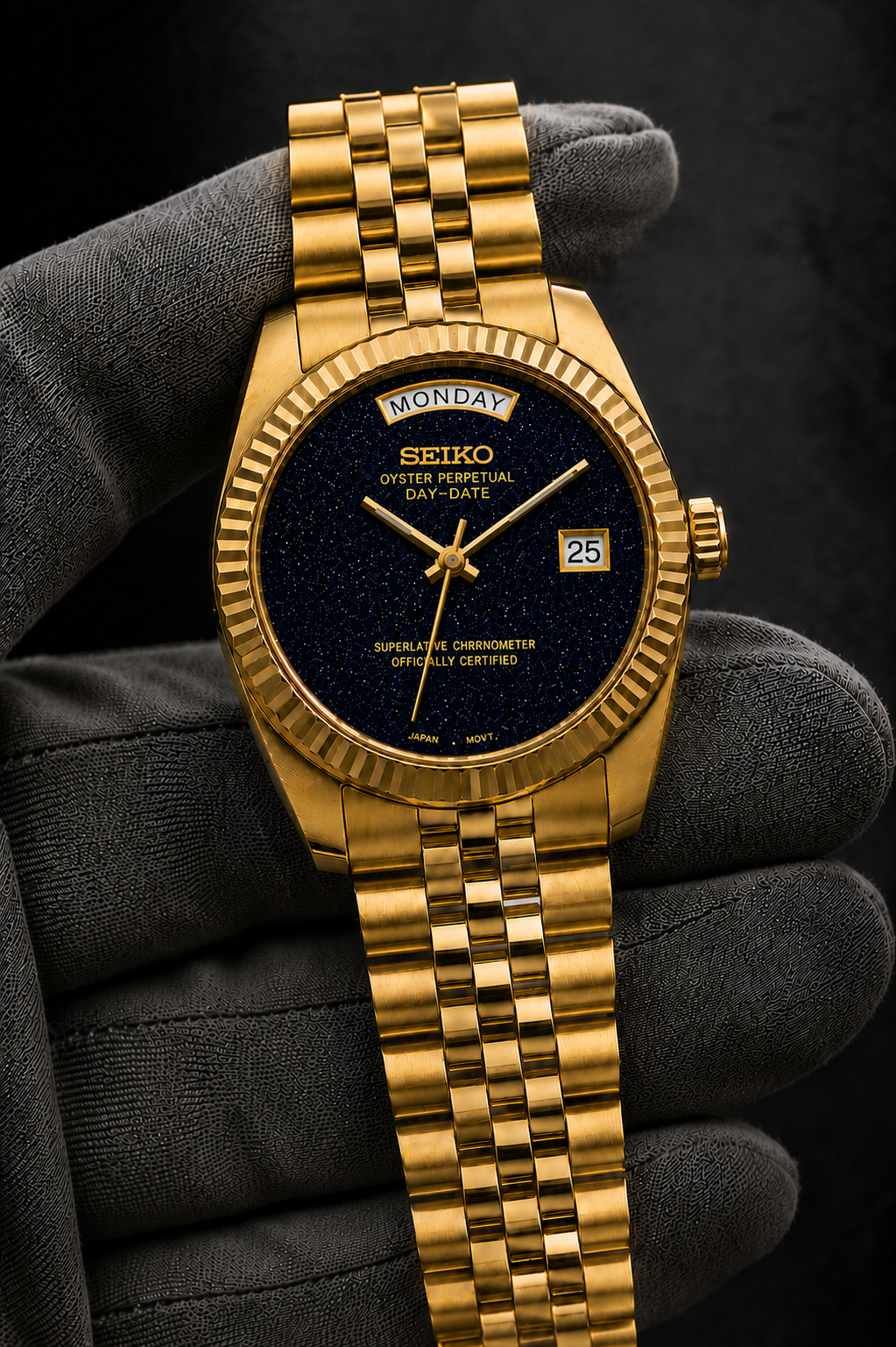 Day-Date Étoilé Or Jaune
