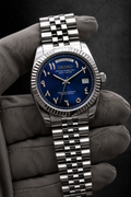 Day-Date Arabic Dial Bleu Marine