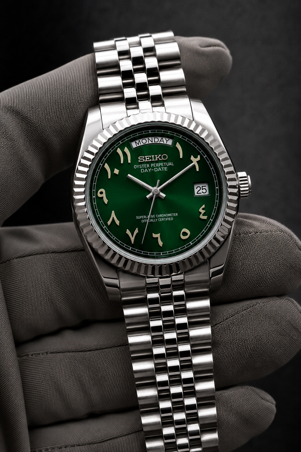 Day-Date Arabic Dial Vert