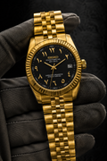Arabic Dial Or Jaune Noir