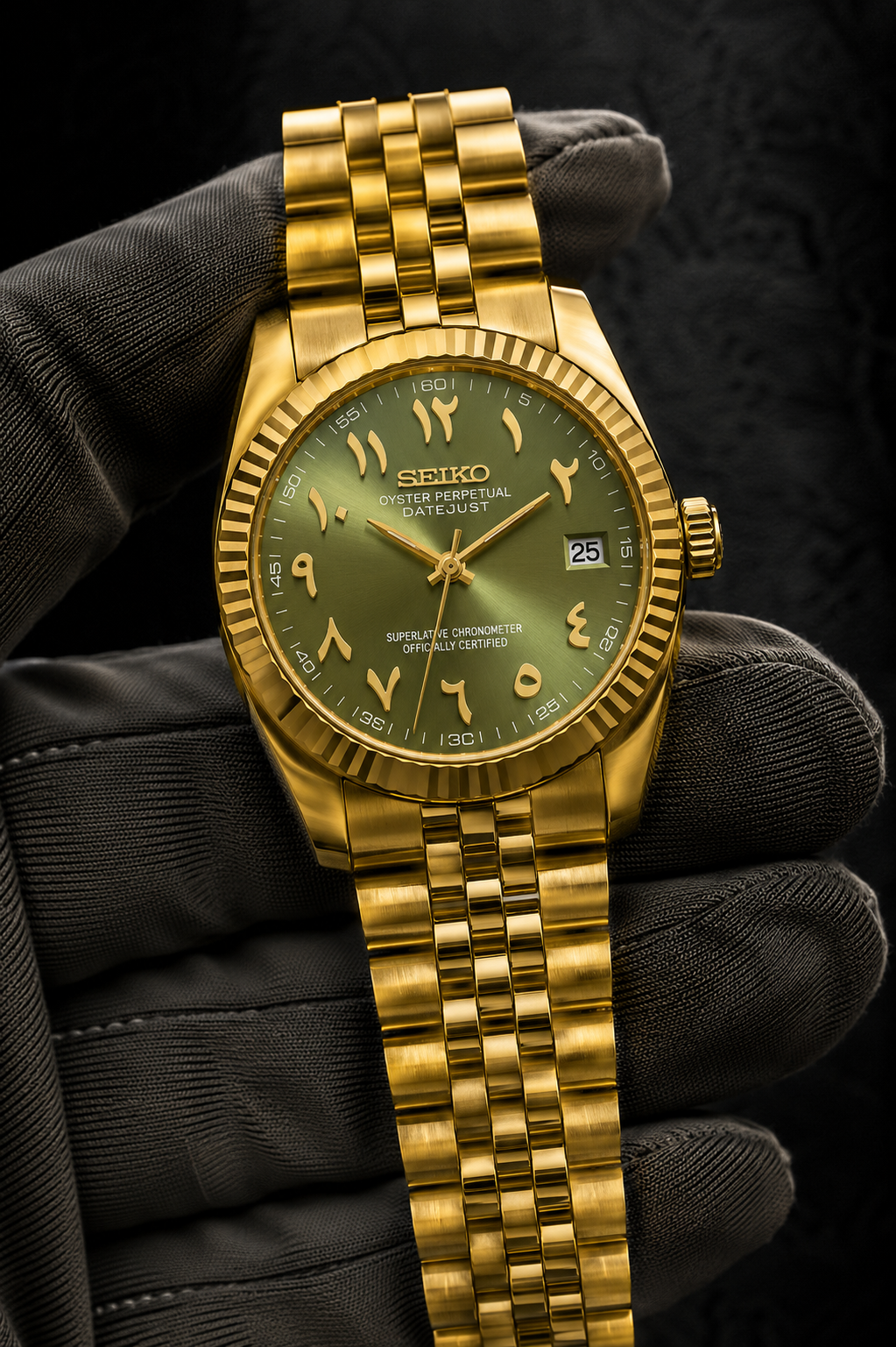 Arabic Dial Or Jaune Olive