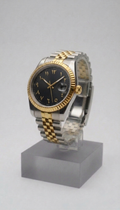 Arabic Dial Argent Or Noire